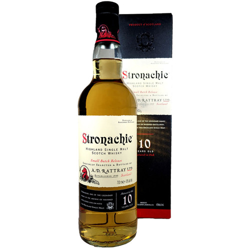 A.D. Rattray Stronachie Highland 10 Year Single Malt Scotch Whisky