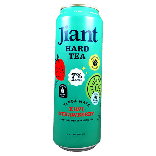 Jiant Hard Tea Kiwi Strawberry Yerba Mate 19.2oz Can