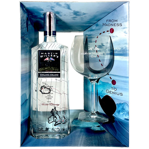 Martin Miller's Gin Gift Pack With Glasses