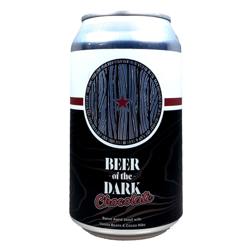 Chapman Beer of the Dark Chocolate Barrel Aged Stout Can