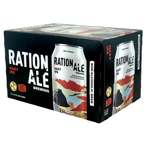 RationAle Non-Alcoholic New England Hazy IPA 6-Pack Can