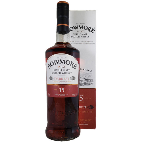 Bowmore 15 Years Darkest Islay Single Malt Scotch