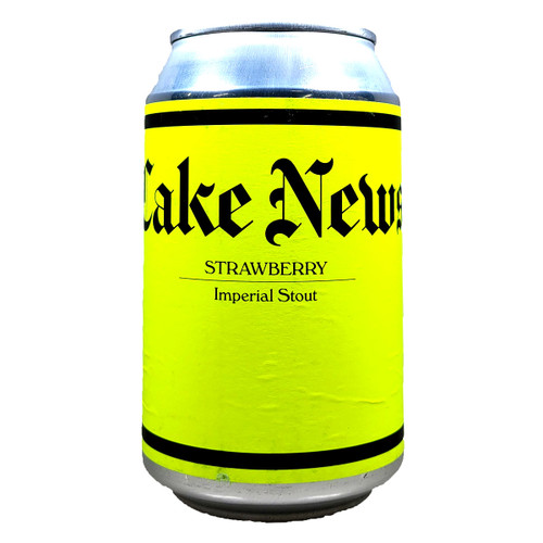 Omnipollo Cake News Strawberry Imperial Stout Can