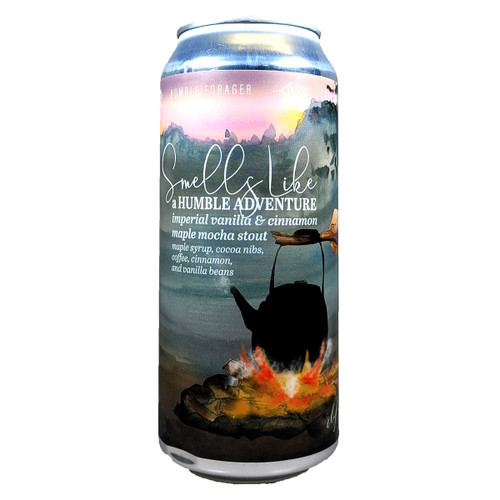 Humble Forager / Mikerphone Smells Like A Humble Adventure Imperial Stout Can