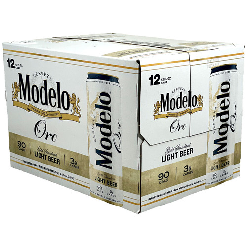 Modelo Oro Gold Standard Light Beer 12-Pack Can