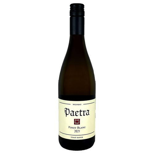 Paetra 2021 Coast Range Willamette Valley Pinot Blanc