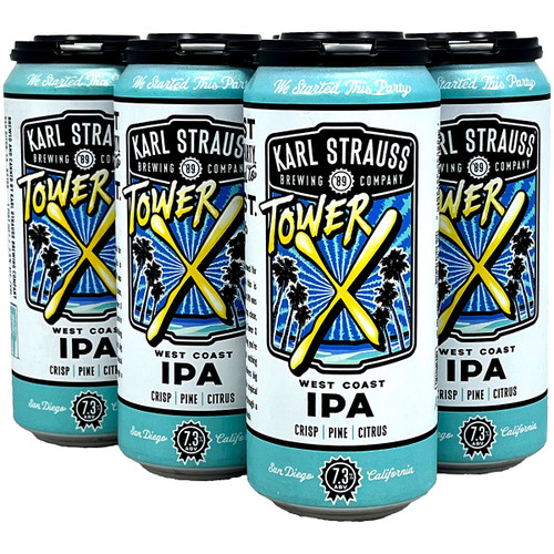 Karl Strauss Tower X West Coast IPA 6-Pack Can
