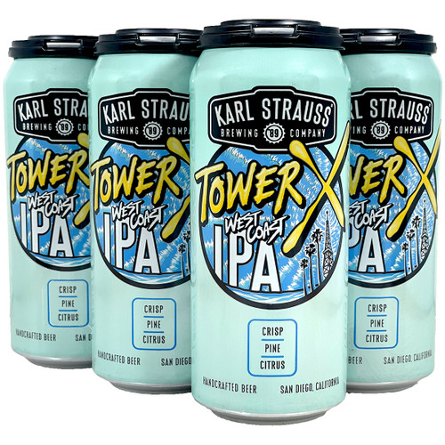 Karl Strauss Tower X West Coast IPA 6-Pack Can