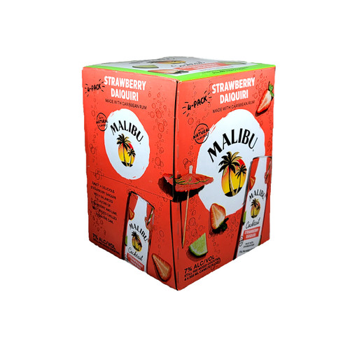 Malibu Strawberry Daiquiri 4-Pack Can