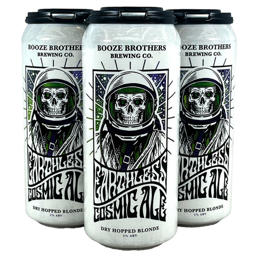 Booze Brothers Earthless Cosmic Dry Hopped Blonde 4-Pack Can