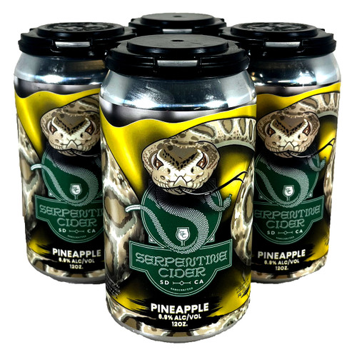 Serpentine Pineapple Cider 4-Pack Can