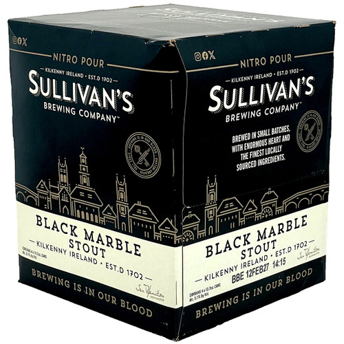 Sullivan's Black Marble Stout Nitro Pour 4-Pack Can