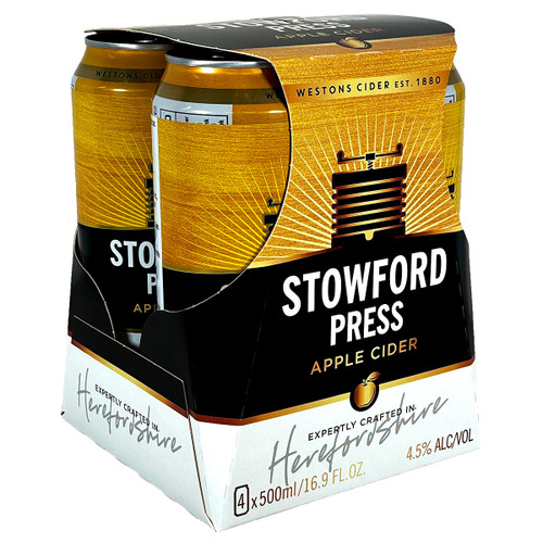 Westons Stowford Press Apple Cider 4-Pack Can