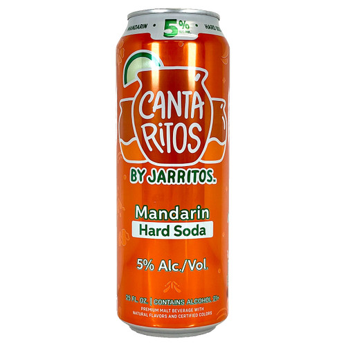 Cantaritos Hard Soda Mandarin 25oz Can