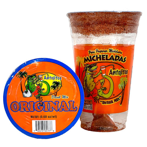 Micheladas Antojitos Michelada Original 24oz Cup w/ Spice Pack