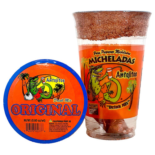 Micheladas Antojitos Michelada Caliente 24oz Cup w/ Spice Pack