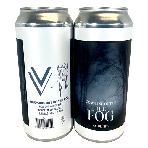 Two Villains / Abomination Crawling Out Of The Fog Double IPA Can