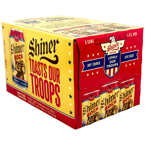 Shiner Bock 6-Pack Can