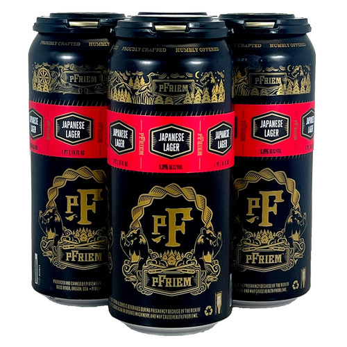 pFriem Japanese Lager 4-Pack Can