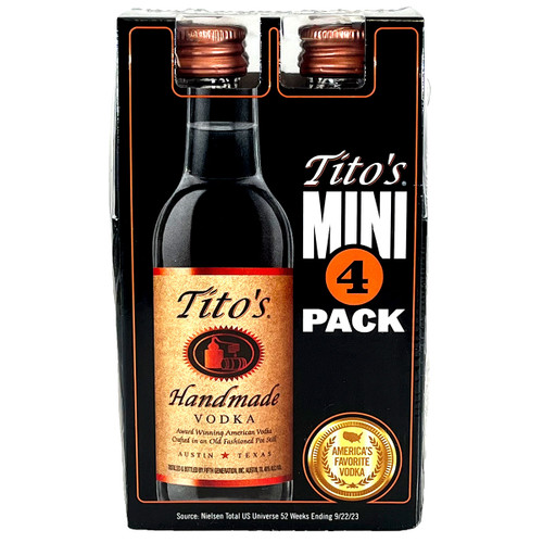 Tito's Vodka 50ml 4-Pack Gift Set