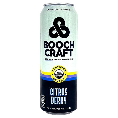 Boochcraft Pineapple Lemon Organic Hard Kombucha 19.2oz Can