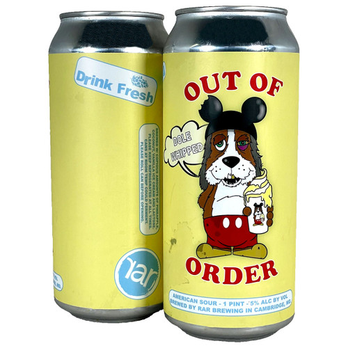 RaR Out Of Order: Dole Whipped American Sour Can