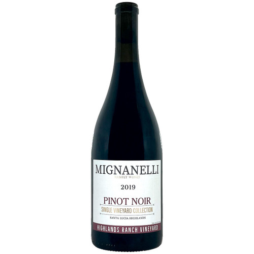 Mignanelli 2019 Highlands Ranch Vineyard Santa Lucia Highlands Pinot Noir