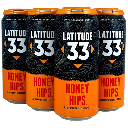 Latitude 33 Honey Hips Strong Blonde Ale 6-Pack Can