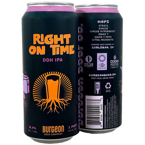 Burgeon Right On Time DDH IPA Can