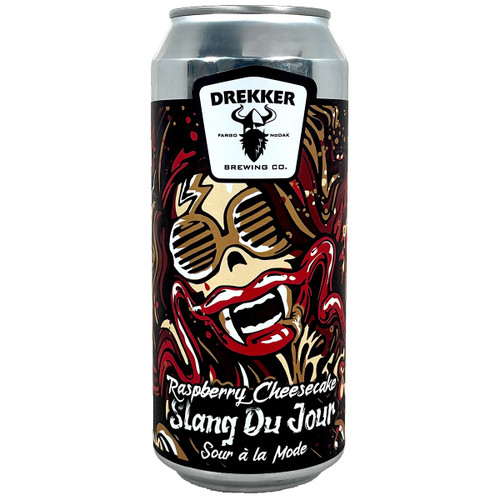 Drekker Slang Du Jour Raspberry Cheesecake Sour a la Mode Can 16oz Drekker Slang Du Jour Raspberry Cheesecake Sour a la Mode Can 16oz