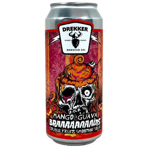 Drekker Braaaaaaaains Mango Guava Double Fruit Smoothie Sour Can 16oz Drekker Braaaaaaaains Mango Guava Double Fruit Smoothie Sour Can 16oz