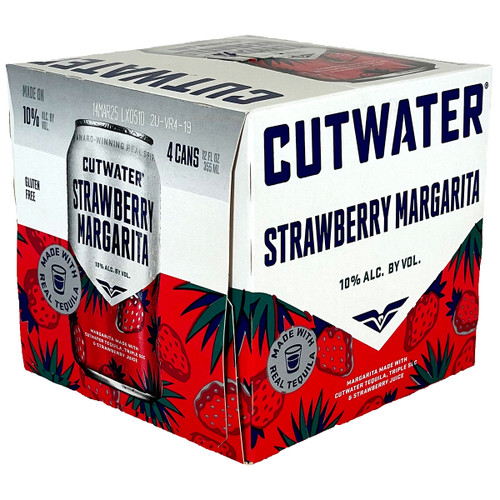 Cutwater Strawberry Ready-To-Drink 4-Pack Can
