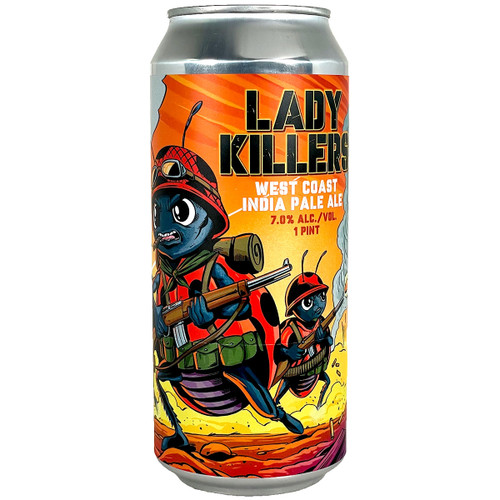 Paperback Lady Killers West Coast IPA Can