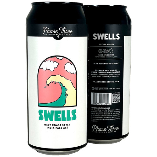 Phase Three Swells West Coast Style IPA Can