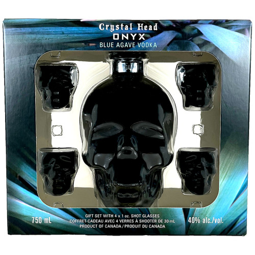 Crystal Head Onyx Gift Pack With 4 Glasses Crystal Head Onyx Gift Pack With 4 Glasses