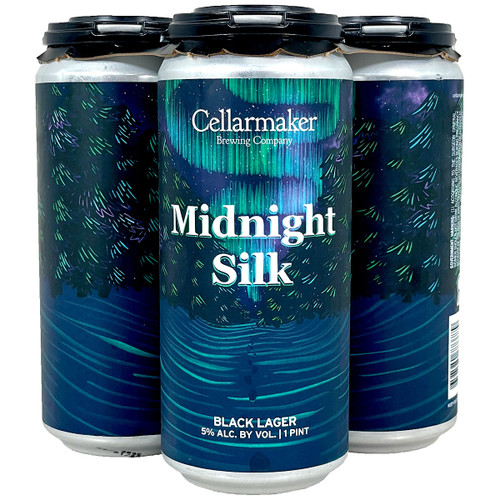 Cellarmaker Midnight Silk Black Lager 4-Pack Can