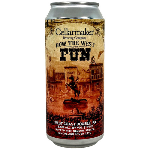Cellarmaker How The West Was Fun West Coast Double IPA Can