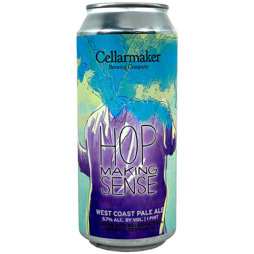 Cellarmaker Hop Making Sense West Coast Pale Ale Can Cellarmaker Hop Making Sense West Coast Pale Ale Can