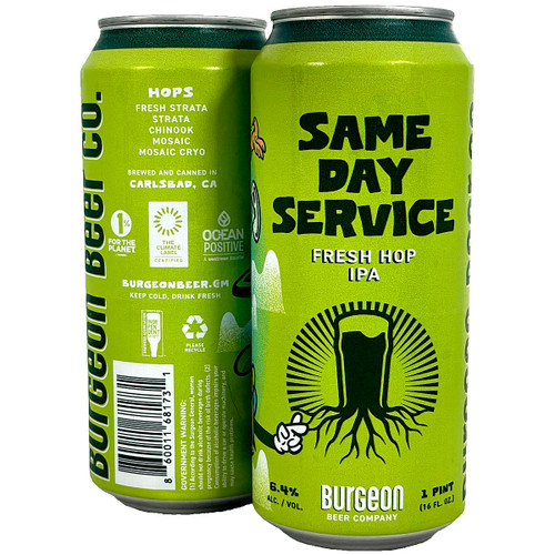 Burgeon Same Day Service Fresh Hop IPA Can