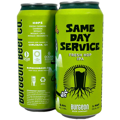 Burgeon Same Day Service Fresh Hop IPA Can