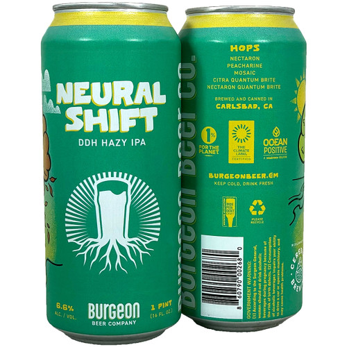 Burgeon Neutral Shift DDH Hazy IPA Can