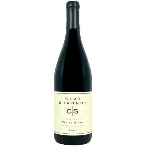 Clay Shannon 2021 Manzanita Gap Lake County Petite Sirah Clay Shannon 2021 Manzanita Gap Lake County Petite Sirah