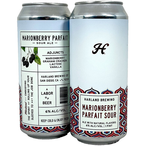 Harland Marionberry Parfait Sour Ale Can Harland Marionberry Parfait Sour Ale Can