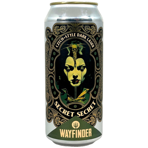 Wayfinder Secret Secret Czech-Style Dark Lager Can