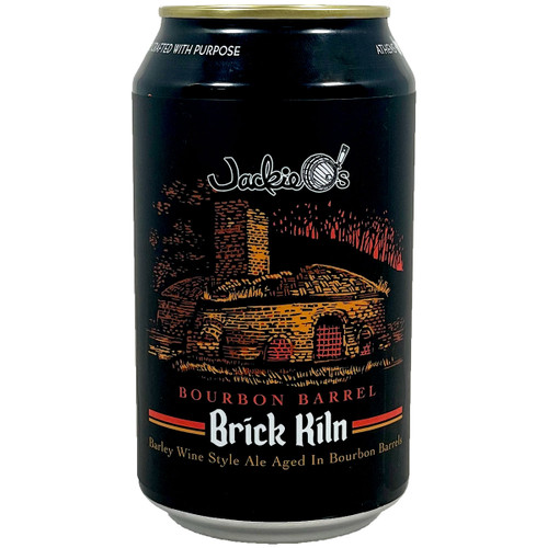 Jackie O's Bourbon Barrel Brick Kiln Barley Wine Style Ale Can