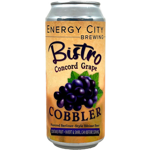 Energy City Bistro Concord Grape Cobbler Flavored Berliner-Style Weisse Beer Can