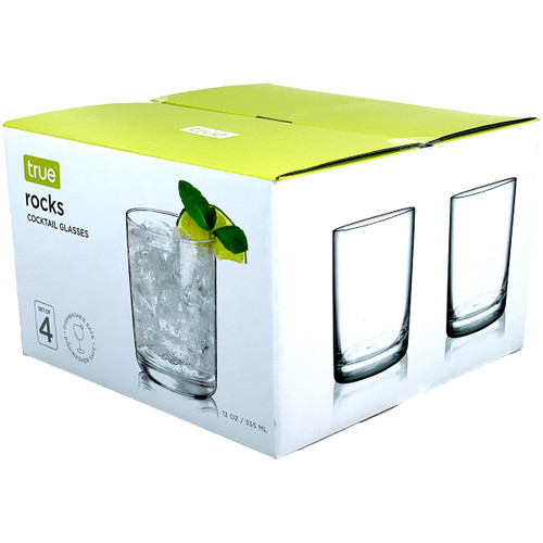 True Rocks Cocktail Glasses 4-Pack