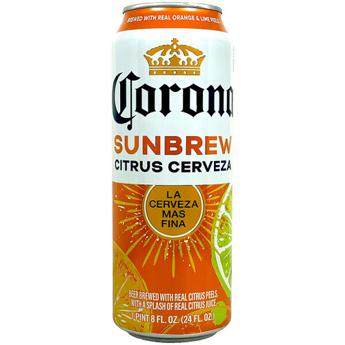 Corona Sunbrew Citrus Cerveza 24oz Can
