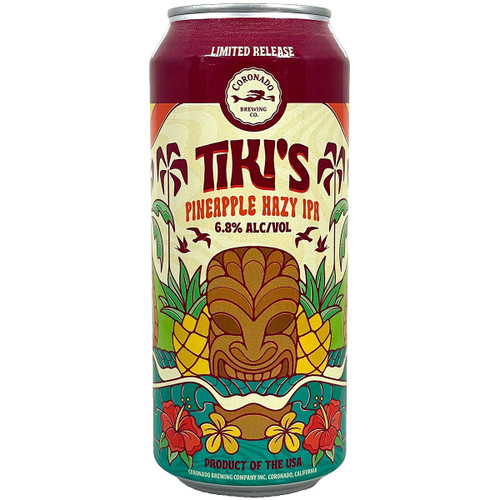 Coronado Tiki's Pineapple Hazy IPA Can