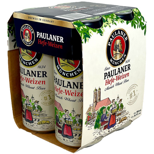 Paulaner Hefe-Weizen 4-Pack Can